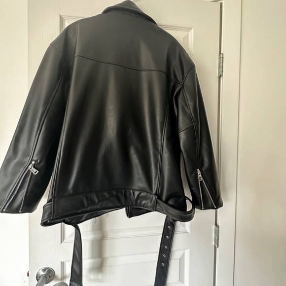Zara oversized faux leather jacket - Picture 6 of 7